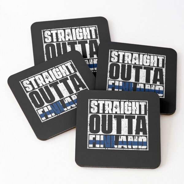 Item preview, Straight Outta Finland Flag designed and sold by CosmoKitsch.