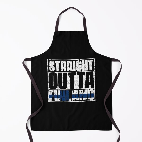 Item preview, Straight Outta Finland Flag designed and sold by CosmoKitsch.