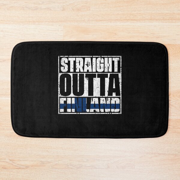 Item preview, Straight Outta Finland Flag designed and sold by CosmoKitsch.