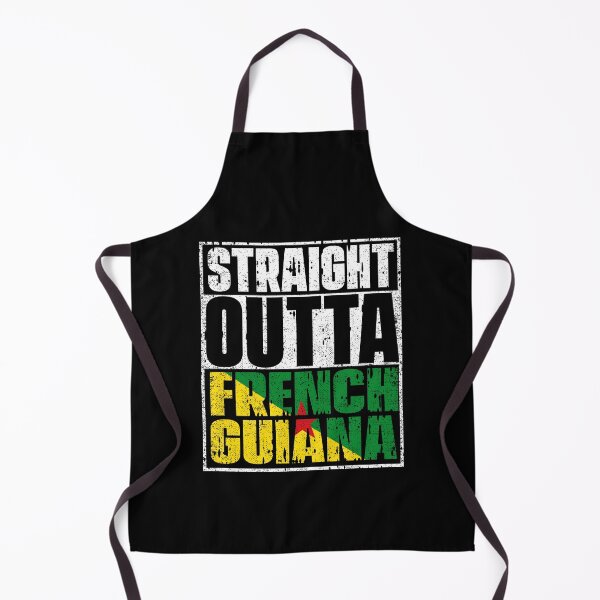 Item preview, Straight Outta French Guiana Flag designed and sold by CosmoKitsch.