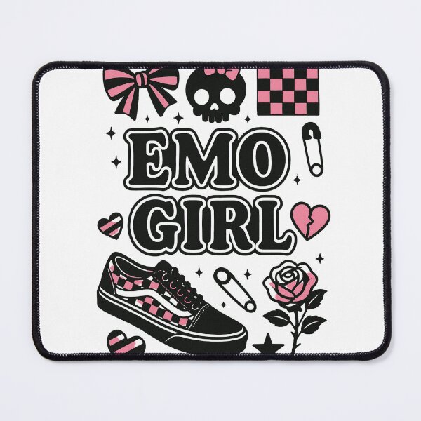 Aperçu de l'œuvre Esthétique Emo Girl Y2K Alt Cute Graphic créée et vendue par ElysianWardrobeCo.