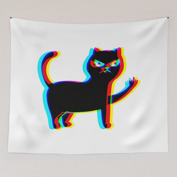 Item preview, Glitch Angry Cat designed and sold by Zerhof.