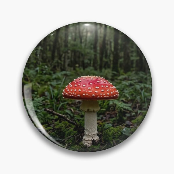 Item preview, A solitary mushroom in the heart of the forest. designed and sold by Malisa345.