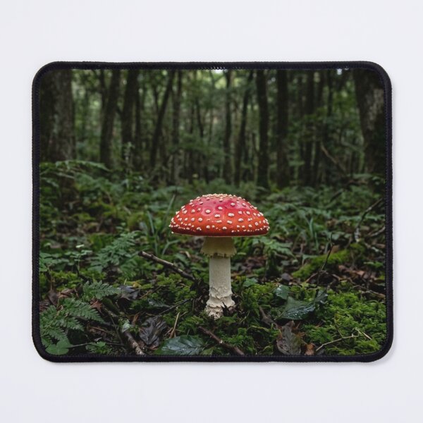 Item preview, A solitary mushroom in the heart of the forest. designed and sold by Malisa345.