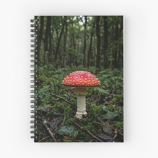 Item preview, A solitary mushroom in the heart of the forest. designed and sold by Malisa345.
