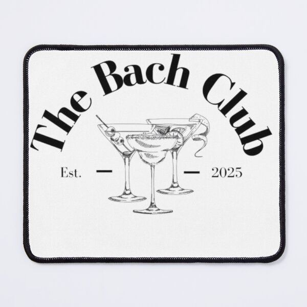 Item preview, The Bach Club / Chic Bachelorette Cocktail Graphic designed and sold by ZairDesign.