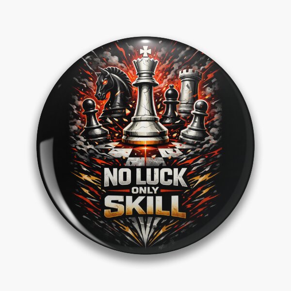 Item preview, No Luck Only Skill designed and sold by JacobSpace.