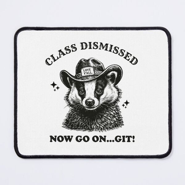 Item preview, Class Dismissed Now Go On Git Raccoon Chaos designed and sold by SkeletonsDanger.
