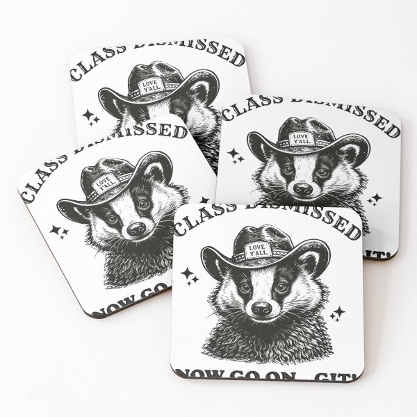 Item preview, Class Dismissed Now Go On Git Raccoon Chaos designed and sold by SkeletonsDanger.