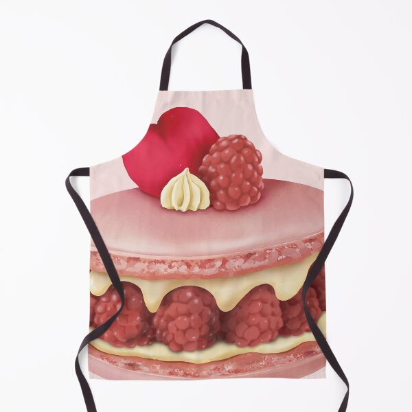 Item preview, Pink Ispahan Macaron | Cute French Dessert Illustration designed and sold by o101.
