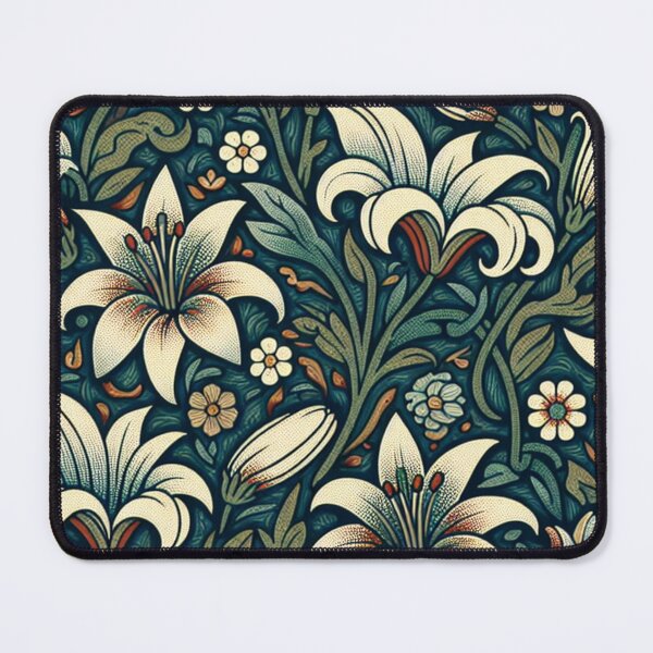 Item preview, white lilies designed and sold by Nice-patterns.