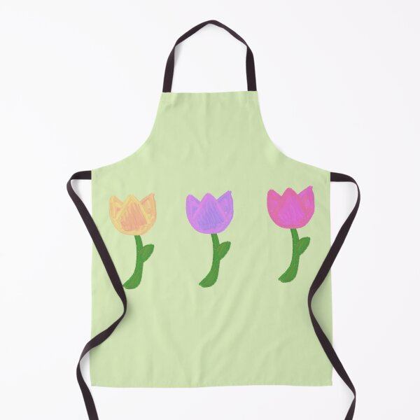 Item preview, three painted flowers designed and sold by trinketgal.