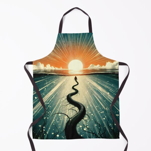 Item preview, Perspective Depth Snake, Ai Generated Art designed and sold by ACC .