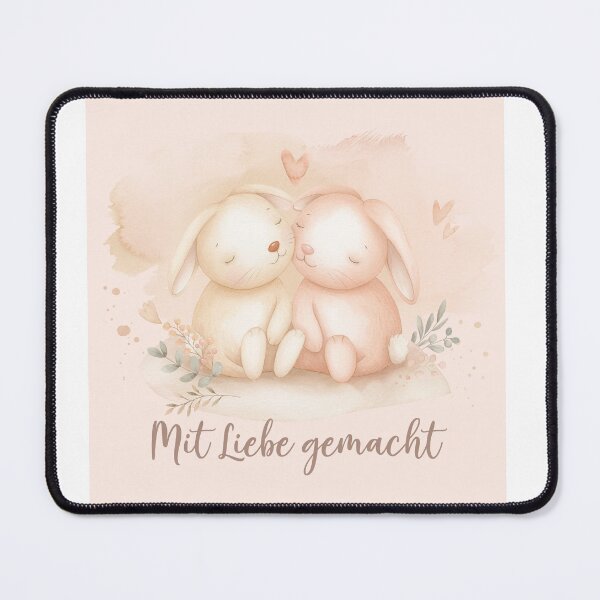 Item preview, Two bunnies – Made with love | Cute baby design designed and sold by FehlingMedia.