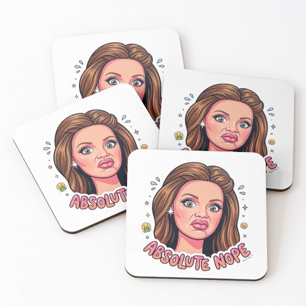Item preview, Absolute Nope - Funny Disgusted Face designed and sold by Kuty Kootie.
