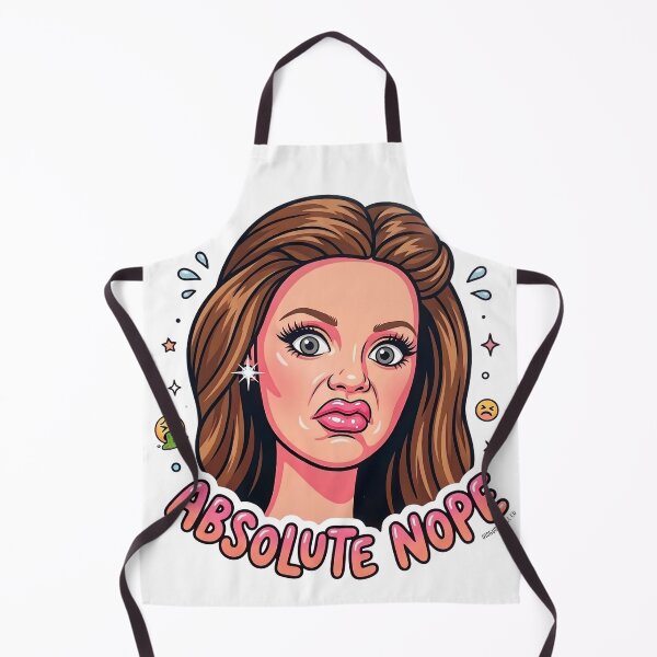 Item preview, Absolute Nope - Funny Disgusted Face designed and sold by Kuty Kootie.