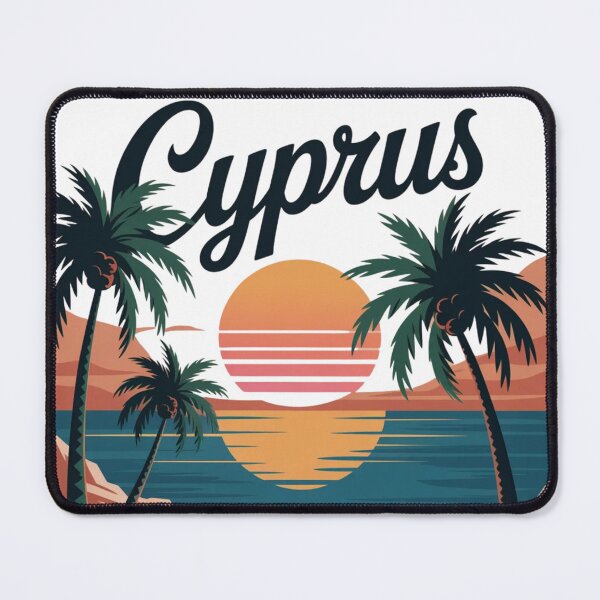 Item preview, Cyprus Sunset Minimal T-Shirt – Summer Travel Beach Aesthetic Design designed and sold by Mind-Echo.