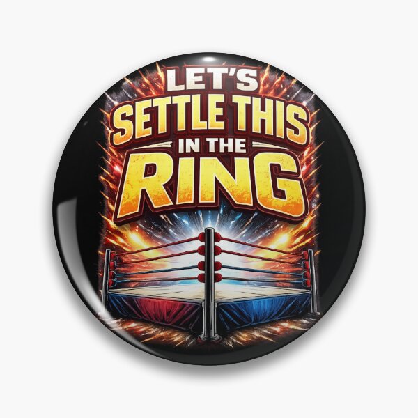 Item preview, Lets Settle This In The Ring - Vintage Wrestling Boxing Main Event designed and sold by Blaze & Trail Creative.