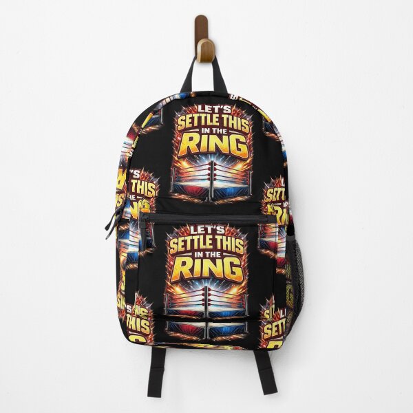 Item preview, Lets Settle This In The Ring - Vintage Wrestling Boxing Main Event designed and sold by Blaze & Trail Creative.