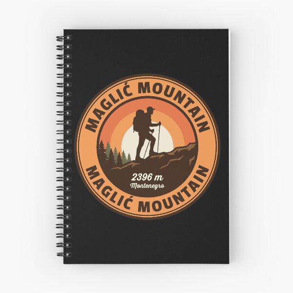 Item preview, Maglić Mountain Montenegro Hiking Badge designed and sold by Digital Art Works  Hub.
