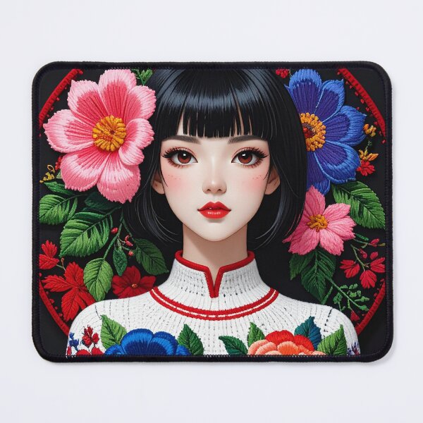 Item preview, Vibrant Asian Girl Portrait Art designed and sold by BetweenForms.