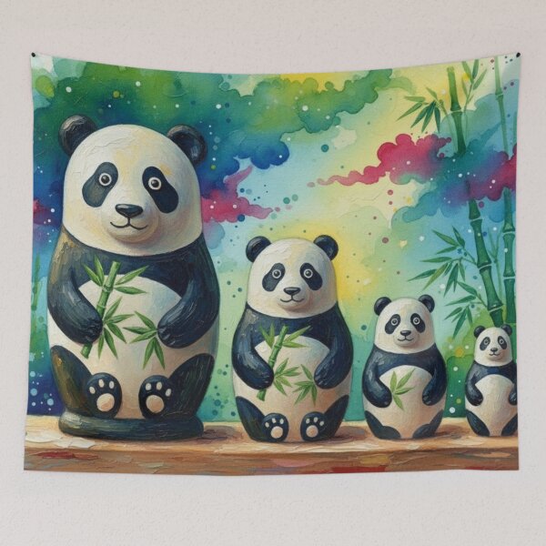 Item preview, Panda Family  designed and sold by DDLeach.