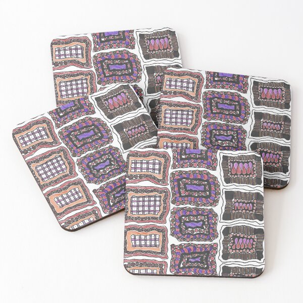Item preview, Lenny - Hand Drawn Earthy Tortoise Pattern designed and sold by AJPrettyObscene.