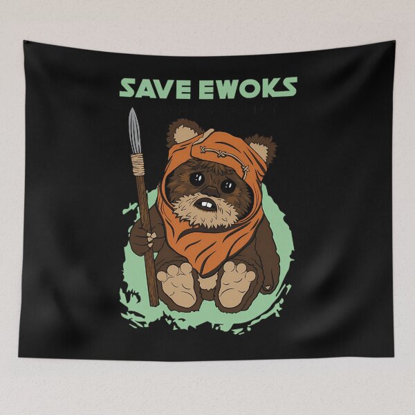 Item preview, Save Ewokss designed and sold by WonkyWhiskers.