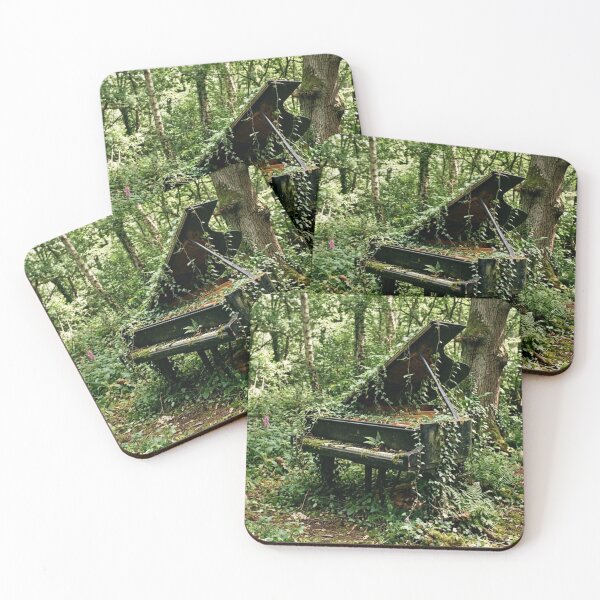 Item preview, A black grand piano reclaimed by nature. designed and sold by Malisa345.