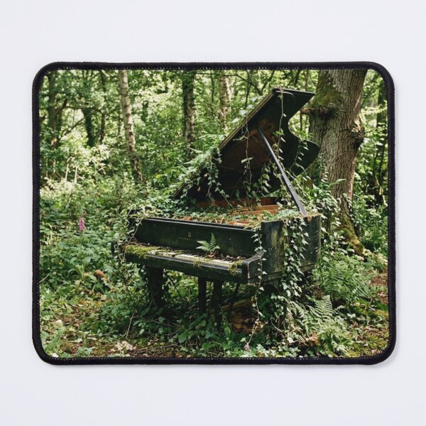 Item preview, A black grand piano reclaimed by nature. designed and sold by Malisa345.