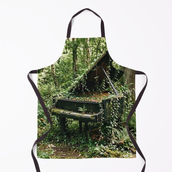 Item preview, A black grand piano reclaimed by nature. designed and sold by Malisa345.