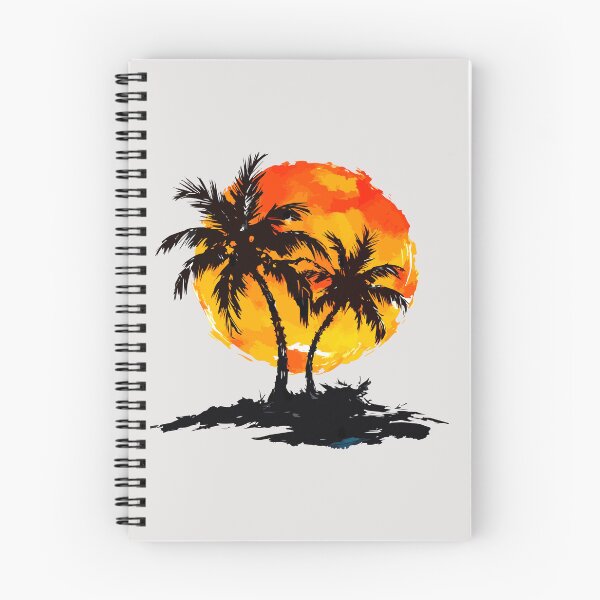 Item preview, Sunset T-Shirt – Tropical Palm Tree Minimal Aesthetic Graphic Tee designed and sold by VikArtStudio.
