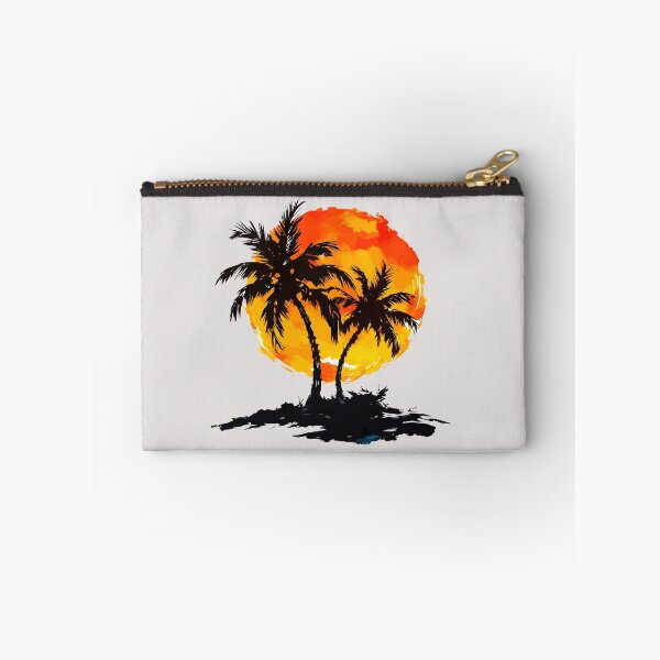 Item preview, Sunset T-Shirt – Tropical Palm Tree Minimal Aesthetic Graphic Tee designed and sold by VikArtStudio.