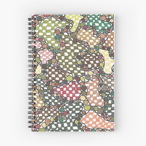 Item preview, Hubert - Hand Drawn Earthly Checked Pattern designed and sold by AJPrettyObscene.