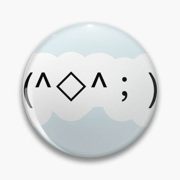 Artikelvorschau, Niedliches Emoticon-Gesicht (^◇^;) entworfen und verkauft von PopBubbleShop.