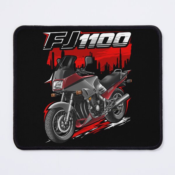 Item preview, Yamaha FJ1100 Red & Silver for Motorcycle Riders designed and sold by MotoApparelHub.