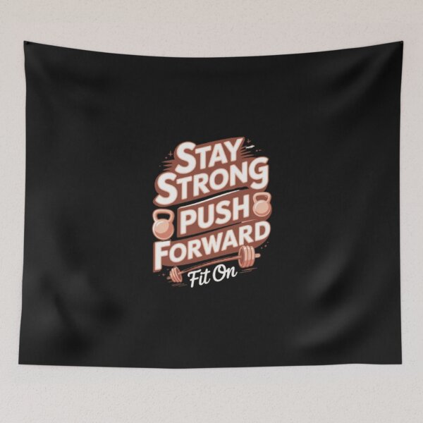 Item preview, peachy Stay Strong  designed and sold by Fit On.