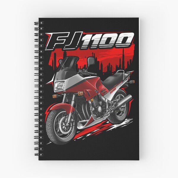 Item preview, Yamaha FJ1100 White & Red for Motorcycle Riders designed and sold by MotoApparelHub.
