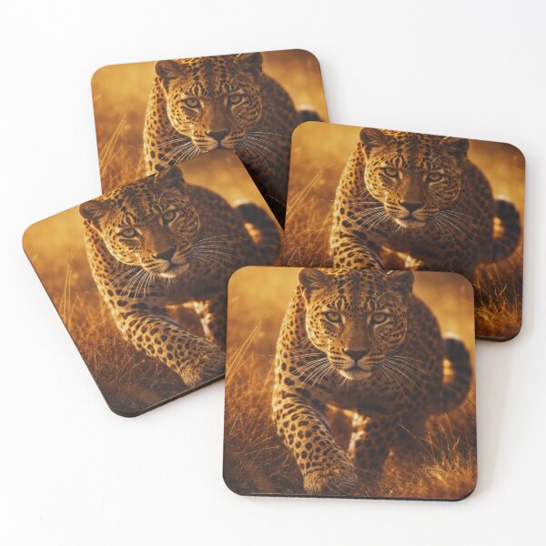 Item preview, Leopard Walking Through Savannah Grass designed and sold by alldecorprints.