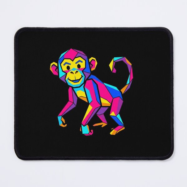 Item preview, Geometric Pop Art Monkey – Colorful Ape T-Shirt for Art Lovers designed and sold by bsbd-action.