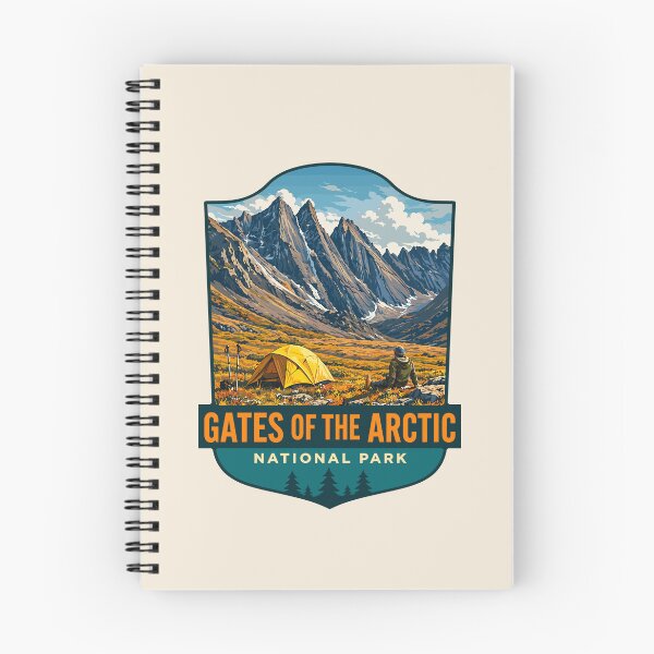 Item preview, Gates of the Arctic National Park Retro Wilderness designed and sold by Gideon Emmerich.
