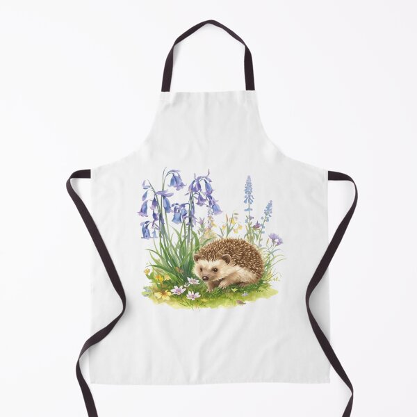 Item preview, Cute Hedgehog Sitting Amongst Bluebells and primroses designed and sold by Soulstar Designs.