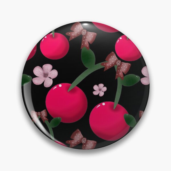 Item preview, Cute Cherry Pattern, Kawaii Fruit Seamless Design, Aesthetic Pastel Floral Print, Girly Summer Pattern designed and sold by HopeAndHustle.