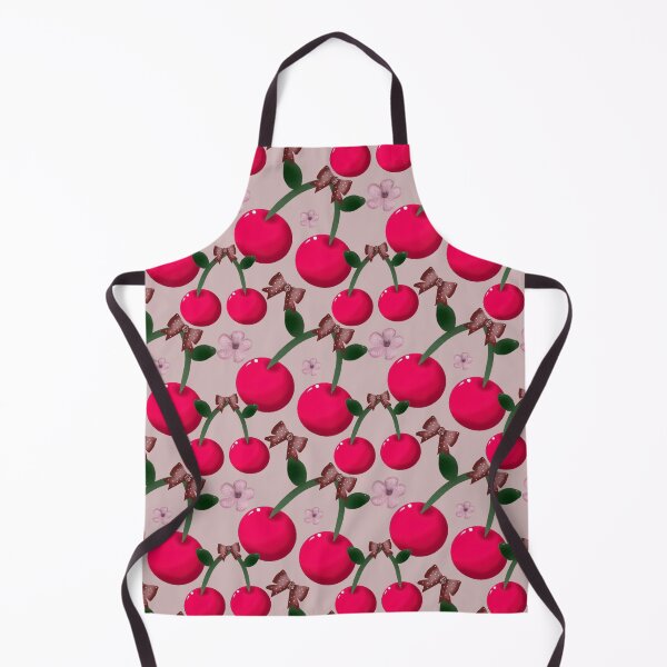 Item preview, Cute Cherry Pattern, Kawaii Fruit Seamless Design, Aesthetic Pastel Floral Print, Girly Summer Pattern designed and sold by HopeAndHustle.