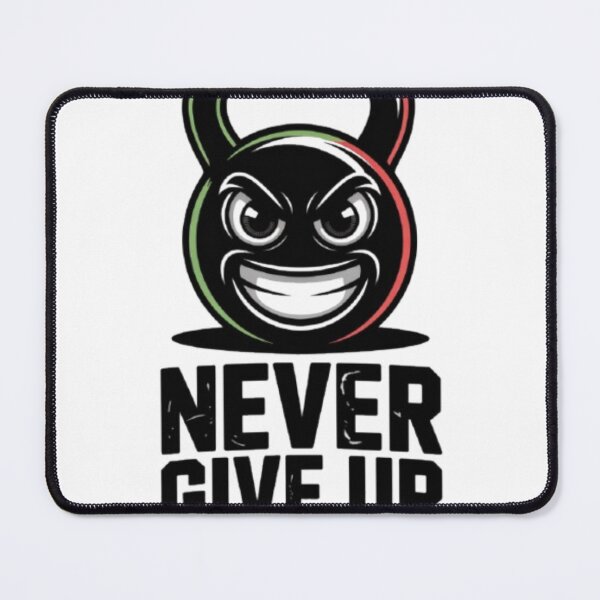 Item preview, kettlebell Never Give Up designed and sold by Fit On.