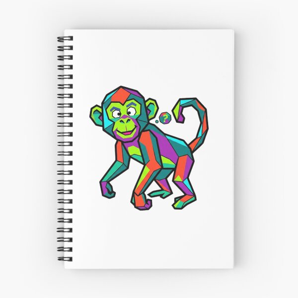 Item preview, Geometric Curious Monkey – Monkey Sticker with Question Mark for Students designed and sold by bsbd-action.