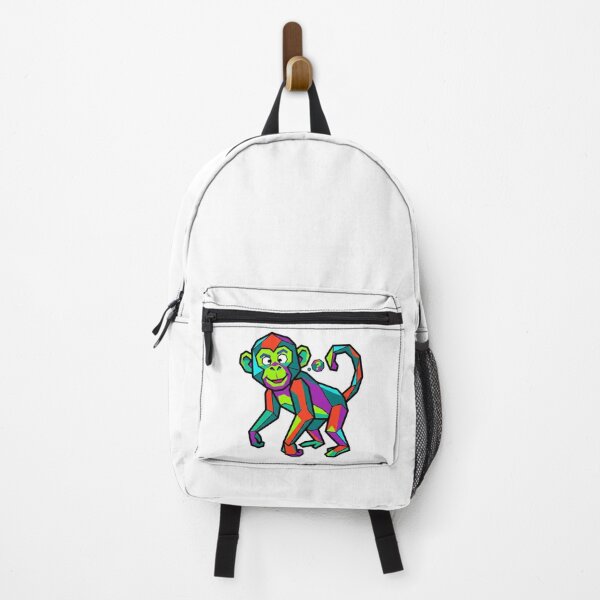 Item preview, Geometric Curious Monkey – Monkey Sticker with Question Mark for Students designed and sold by bsbd-action.