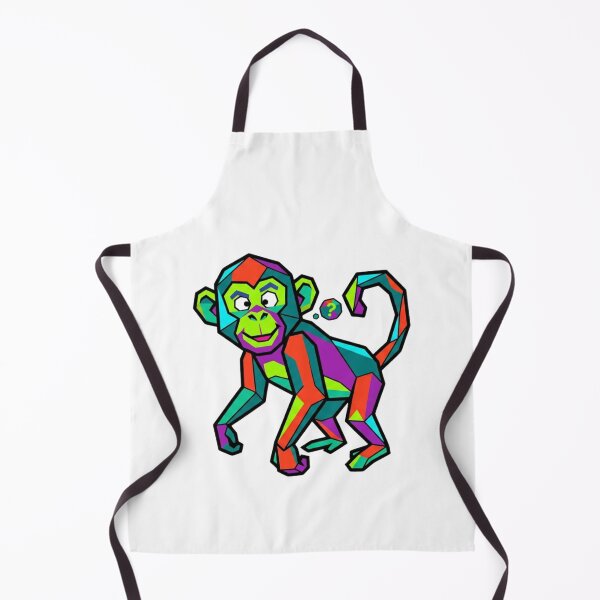 Item preview, Geometric Curious Monkey – Monkey Sticker with Question Mark for Students designed and sold by bsbd-action.