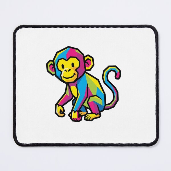 Item preview, Kawaii Smiling Monkey - Minimalist Monkey Mug for Kids and Family designed and sold by bsbd-action.