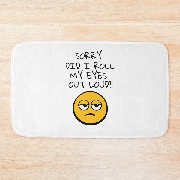 Item preview, Retro Rolling Eyes Emoji – Funny Sarcastic Face Design designed and sold by THISisIT-eshop.